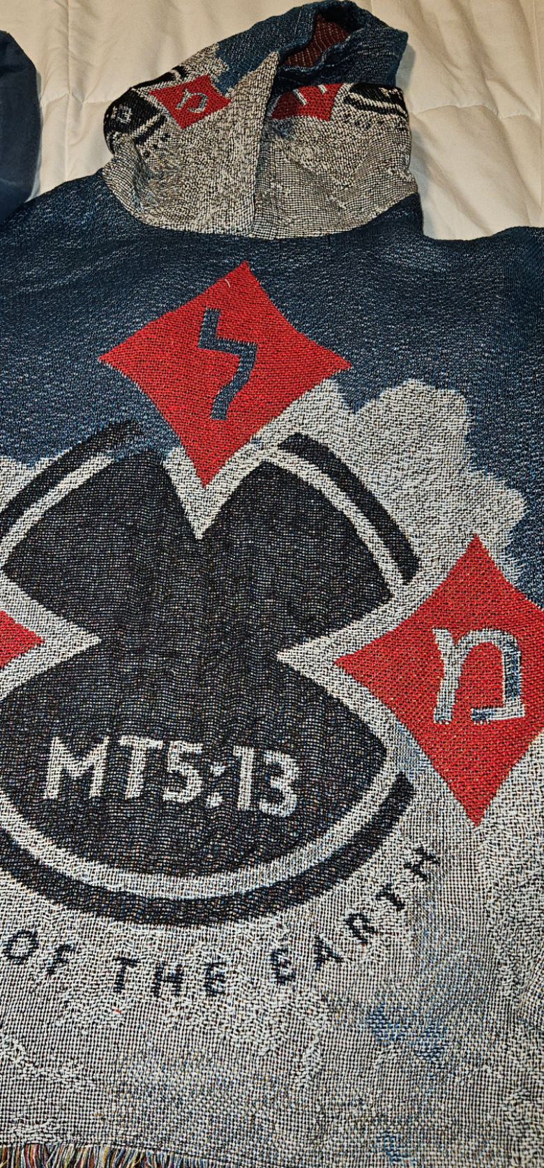 Salt Of the Earth  "Hoodie" tapestry